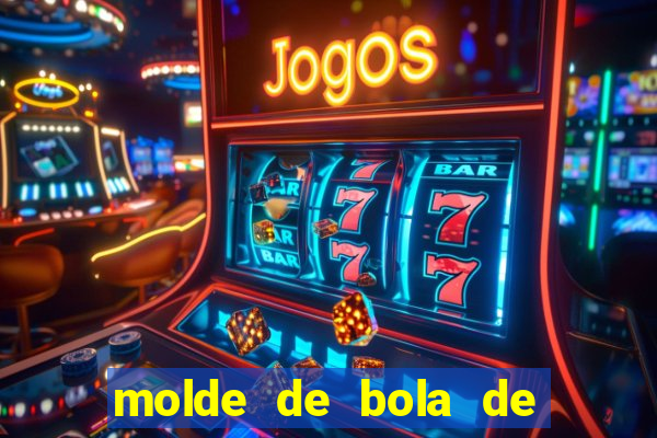 molde de bola de futebol para imprimir